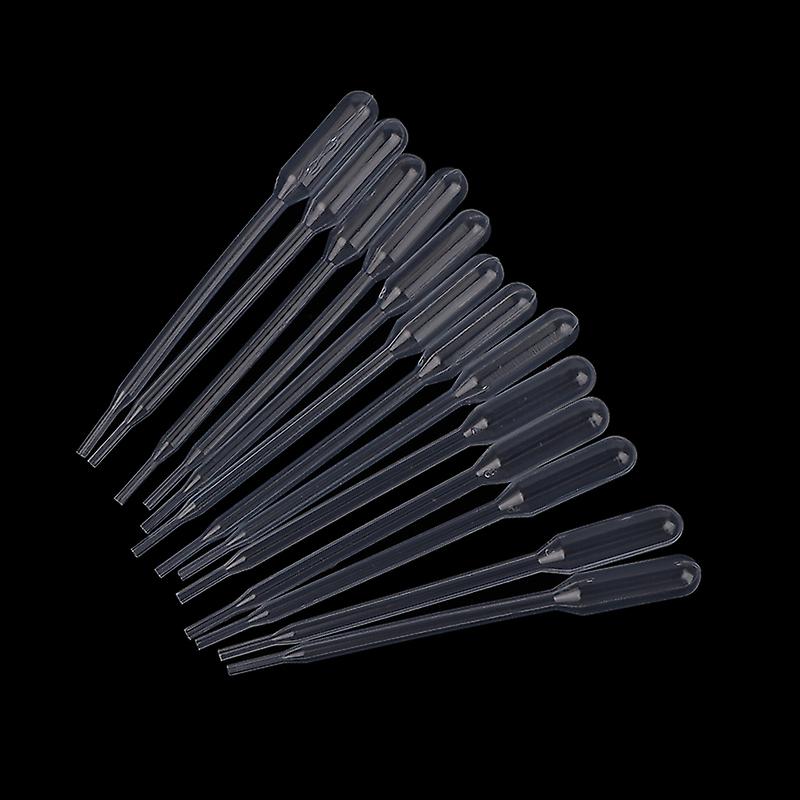 100Pcs Plastic Disposable Pipettes 0.5ml Transparent Transfer Pipettes Droppers