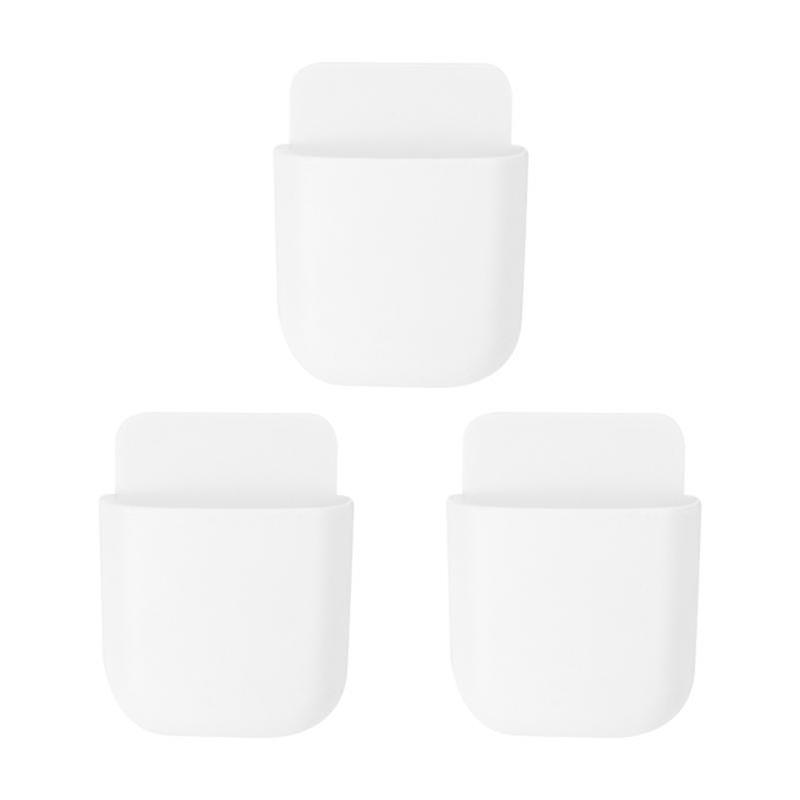 3pcs Storage Box For Wall Remote Caddy