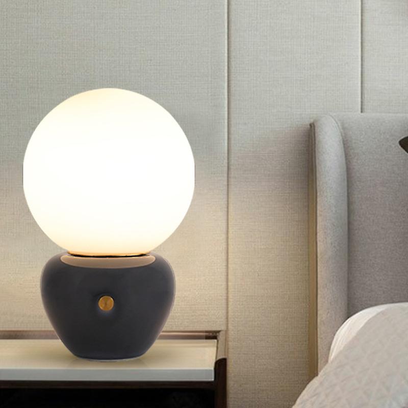Ceramic Table Lamps Touch Dimmer Contemporary Led Nordic Creative Decorative Desk Lighting