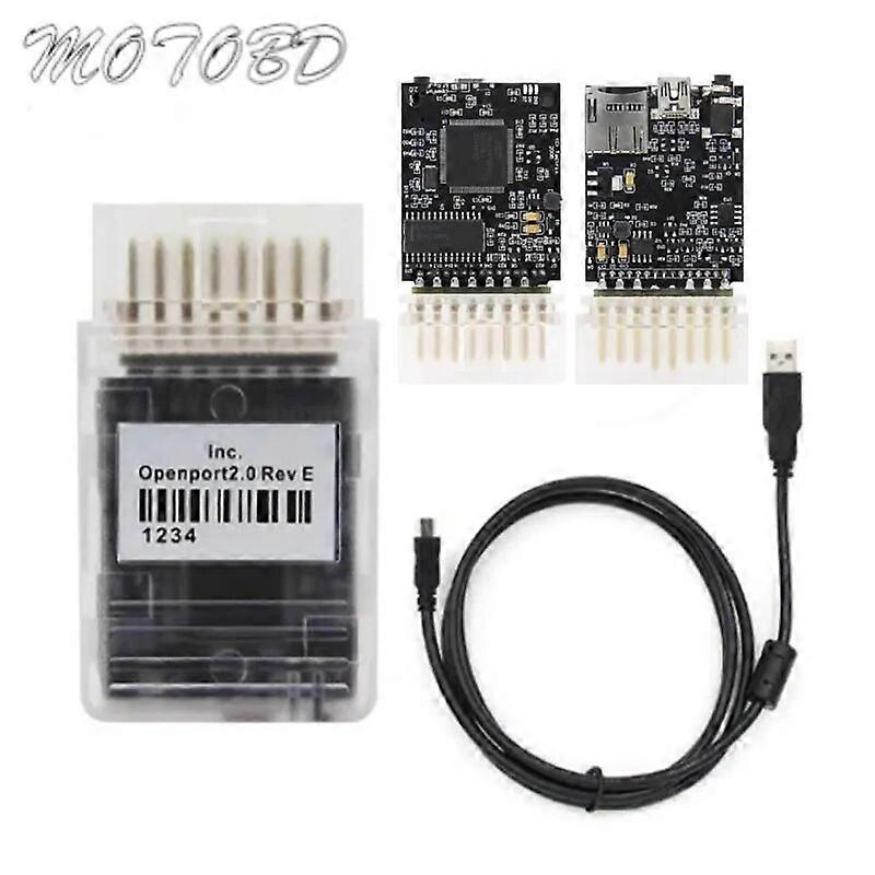 Gold A+ Quality Chip Tactrix Openport 2.0 ECU FLASH OBD 2 OBD2 open port 2 0 Chip Tuning Car Diagnostic Scanner ST1M450