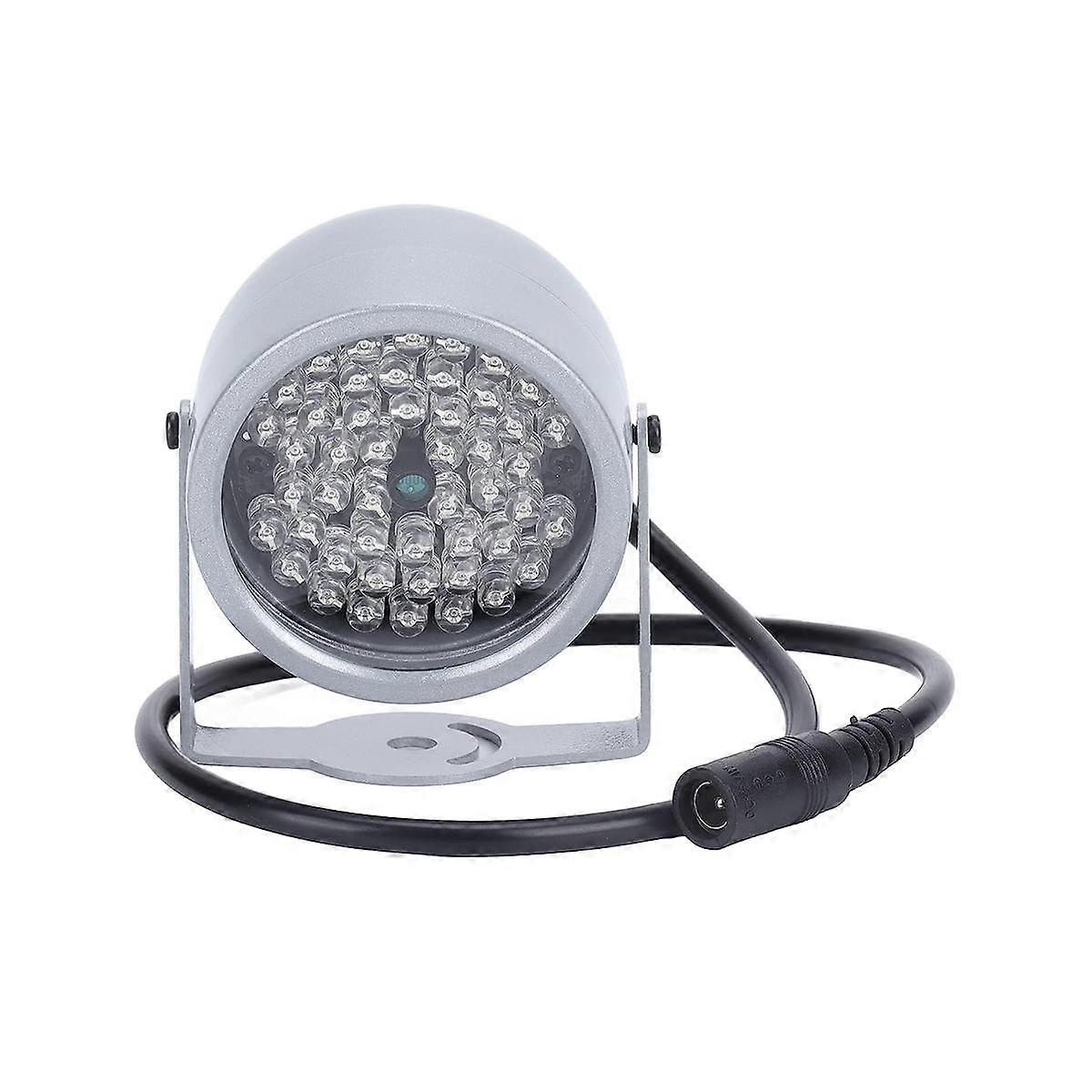 IR-belysning, nattsyn infrarødt lys 48 LED nattsyn vanntett lampe IR infrarødt lys for innendørs