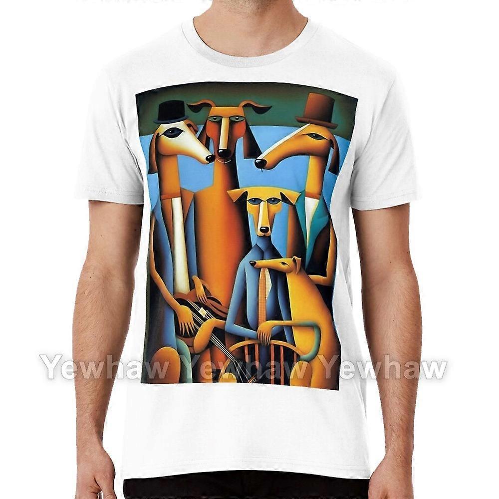 Greyhounds in a Jazz Band T-shirt whippet dog animal