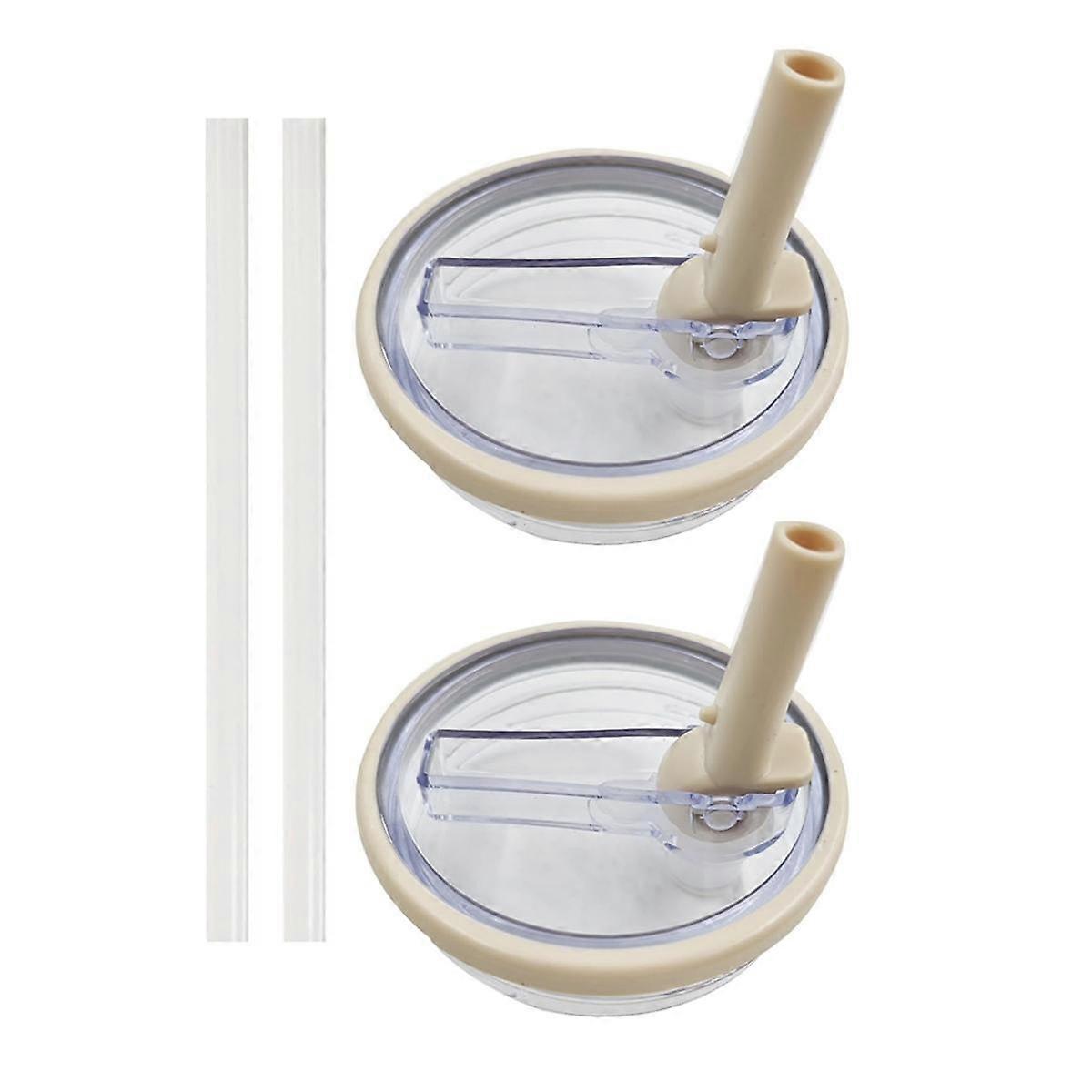 40oz Replaceble Tumbler Flip Straw Lid for Quencher Straw Lid Replacement Fit for HydroJug Traveler Part C