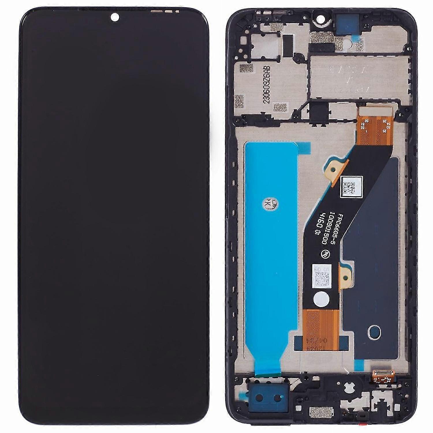 Compatible With Transsion Tecno Spark Go 2023 4G BF7 Grade C LCD Screen and Digitizer Assembly + Frame Replaceme