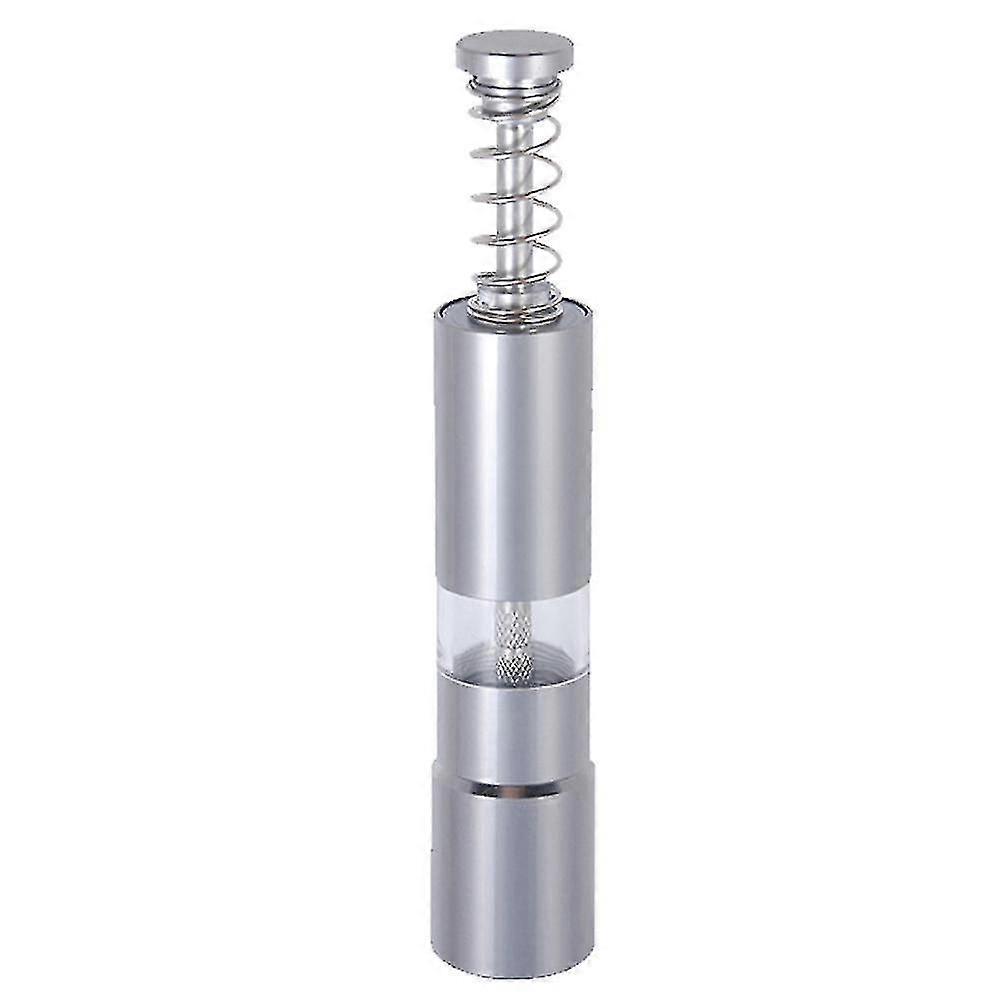 Grind Pepper Mill,, moderne Thumb Button Grinder, enhånds drift