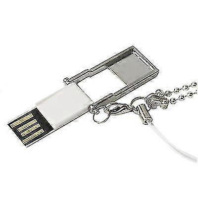 Mini-USB-Stick (4GB), weiß