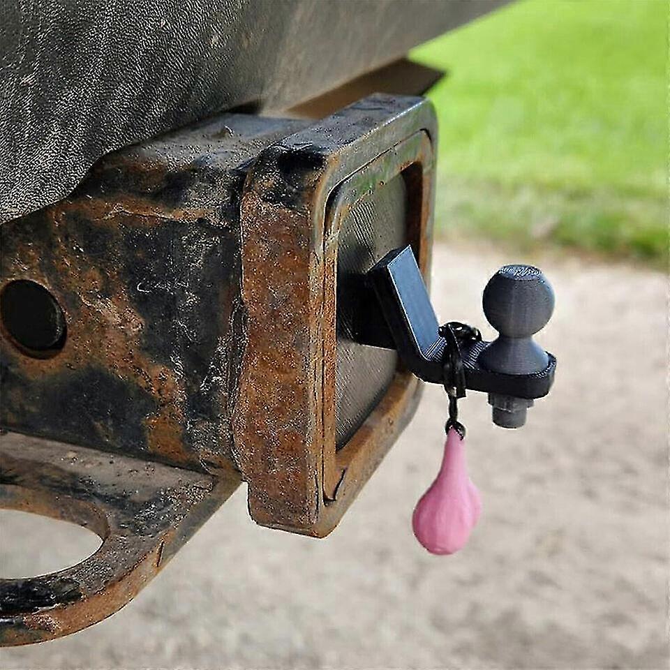Funny Trailer Hitch Cover, Trailer Hook Cover with Tiny Nuts, 2 x 2-inch 3D Tiny Hitch with Tiny Nuts for Square Receivers, Novelty Towing Hitch Cover