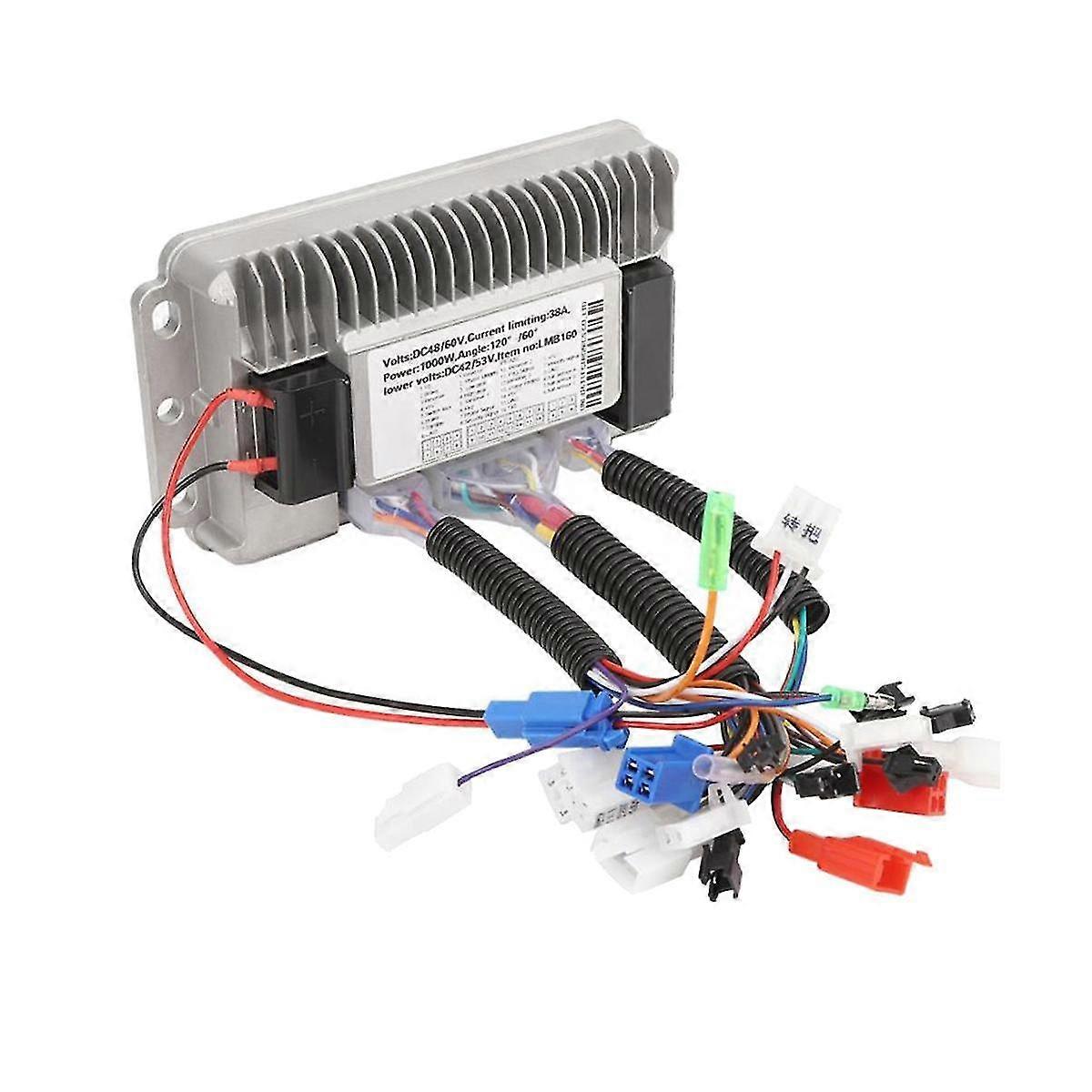 48v-60v 1000w Brushless Controller Shell Electric Bicycle Scooter E-bike 3 Mode Sine Wave Speed Con