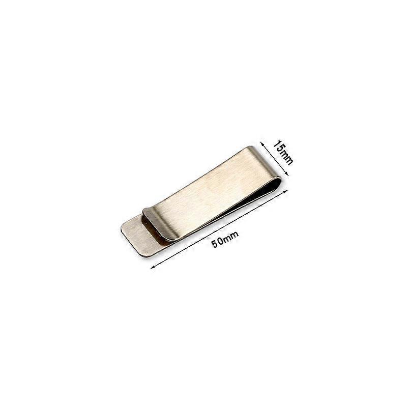 Money Clip Cash Clamp Holder Portable Stainless steel metal wallet Creative banknote folder Business banknote folder