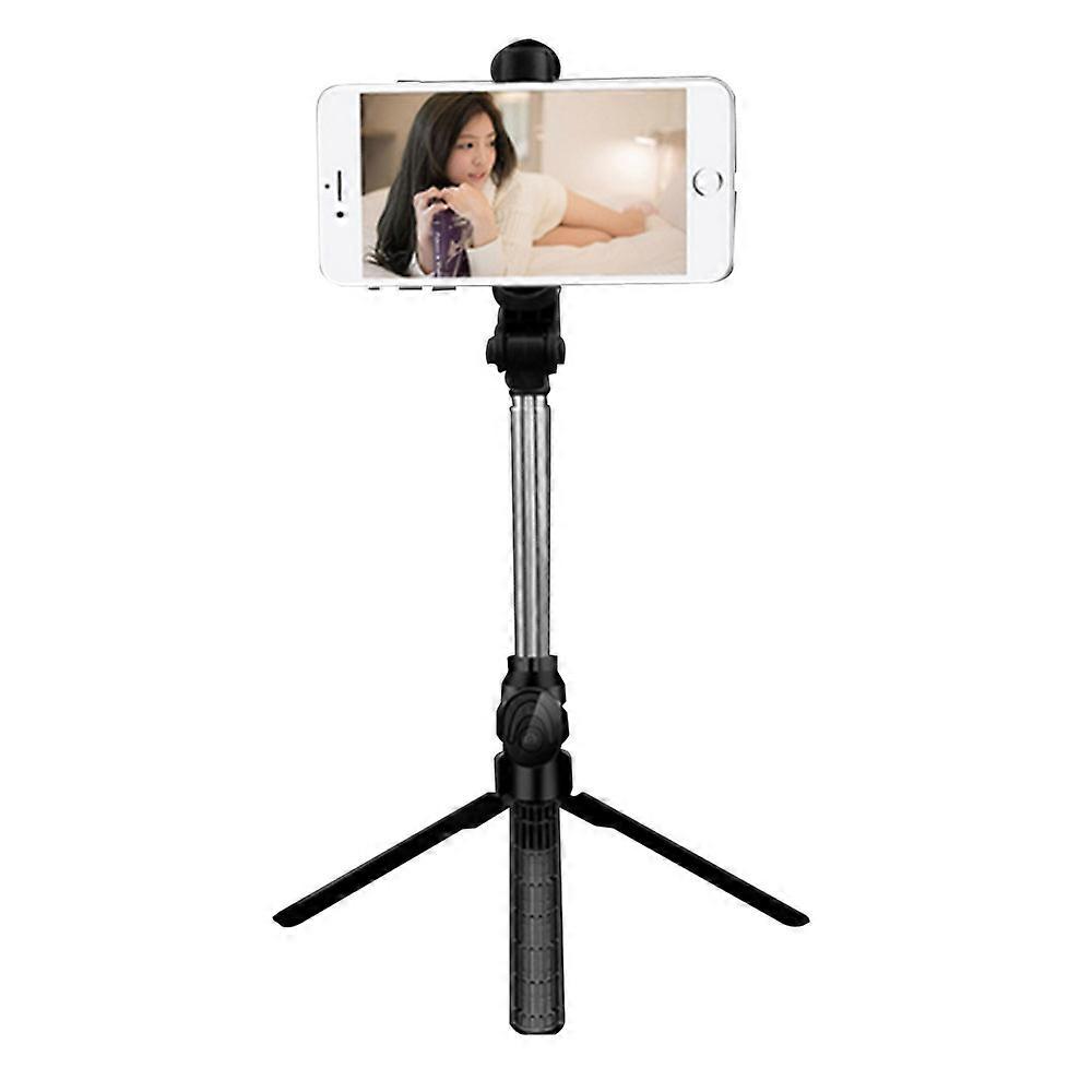 Selfie Stick,BlackExtendable Selfie Stick Tripod with Detachable Wireless Remote and Tripod Stand Selfie Stick