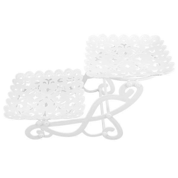 1 Pc Creative Dessert Table Desktop Cake Snack Display Stand For Display (white)