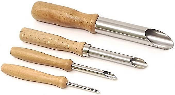 4-piece Clay Hole Cutters For Pottery