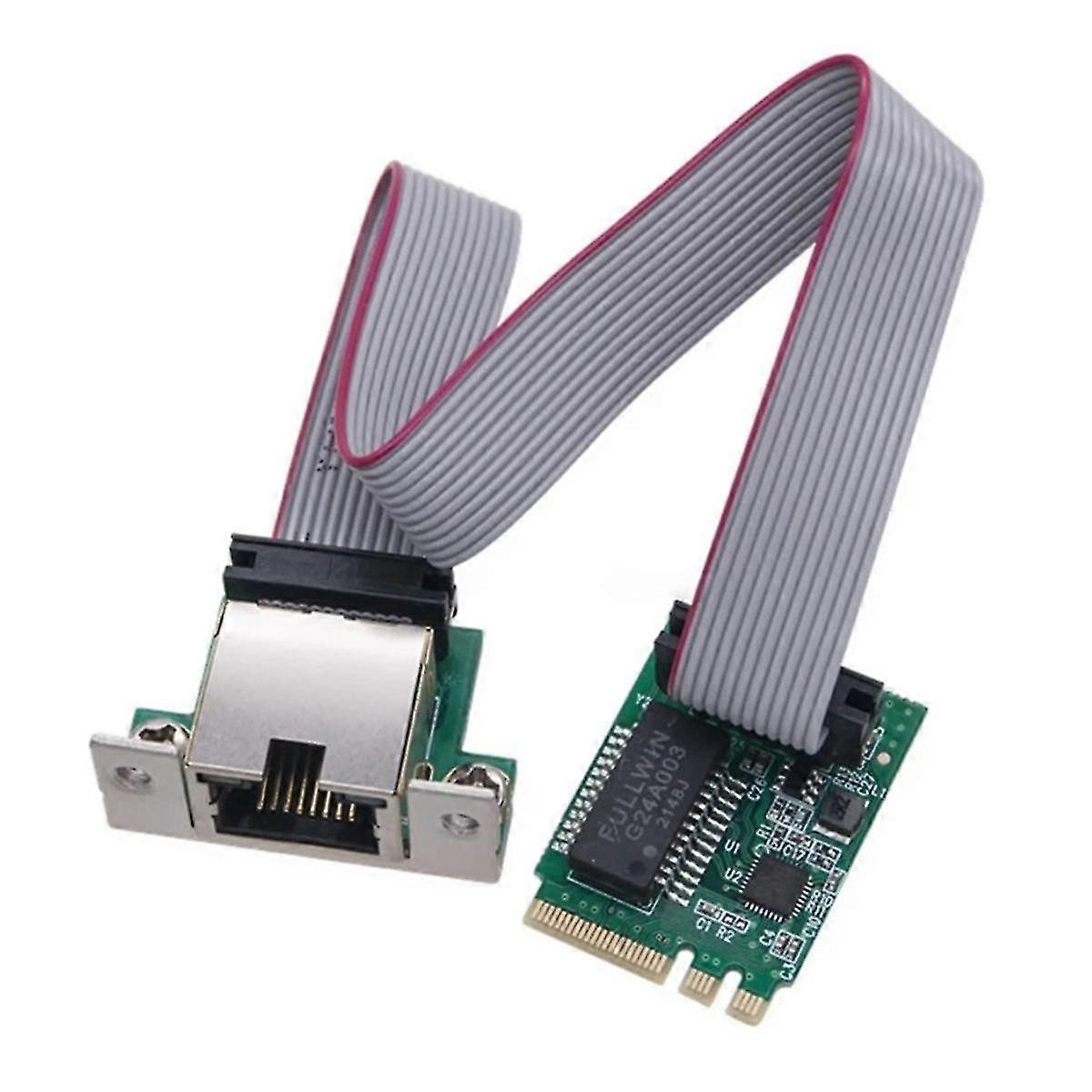 Karta adaptéru M.2 A Key a E Key na jeden port RJ45 10/100/1000Mbps Ethernet síťová karta pro stolní počítač