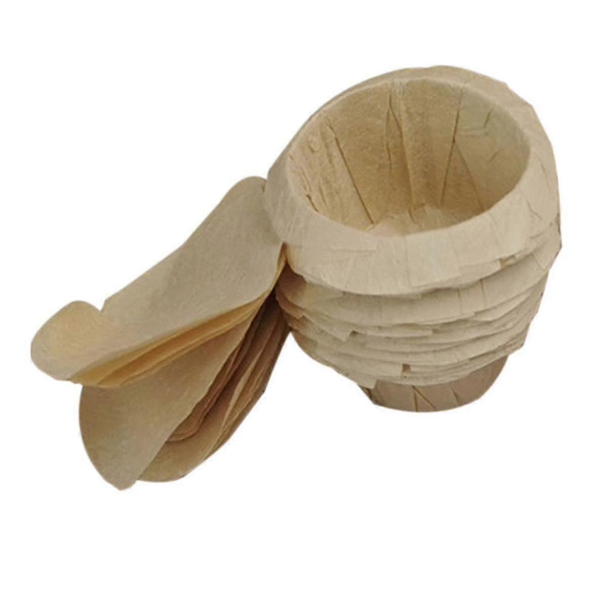 300pcs Unbleached K Cup Filters With Lid For Reusable Coffee Pods