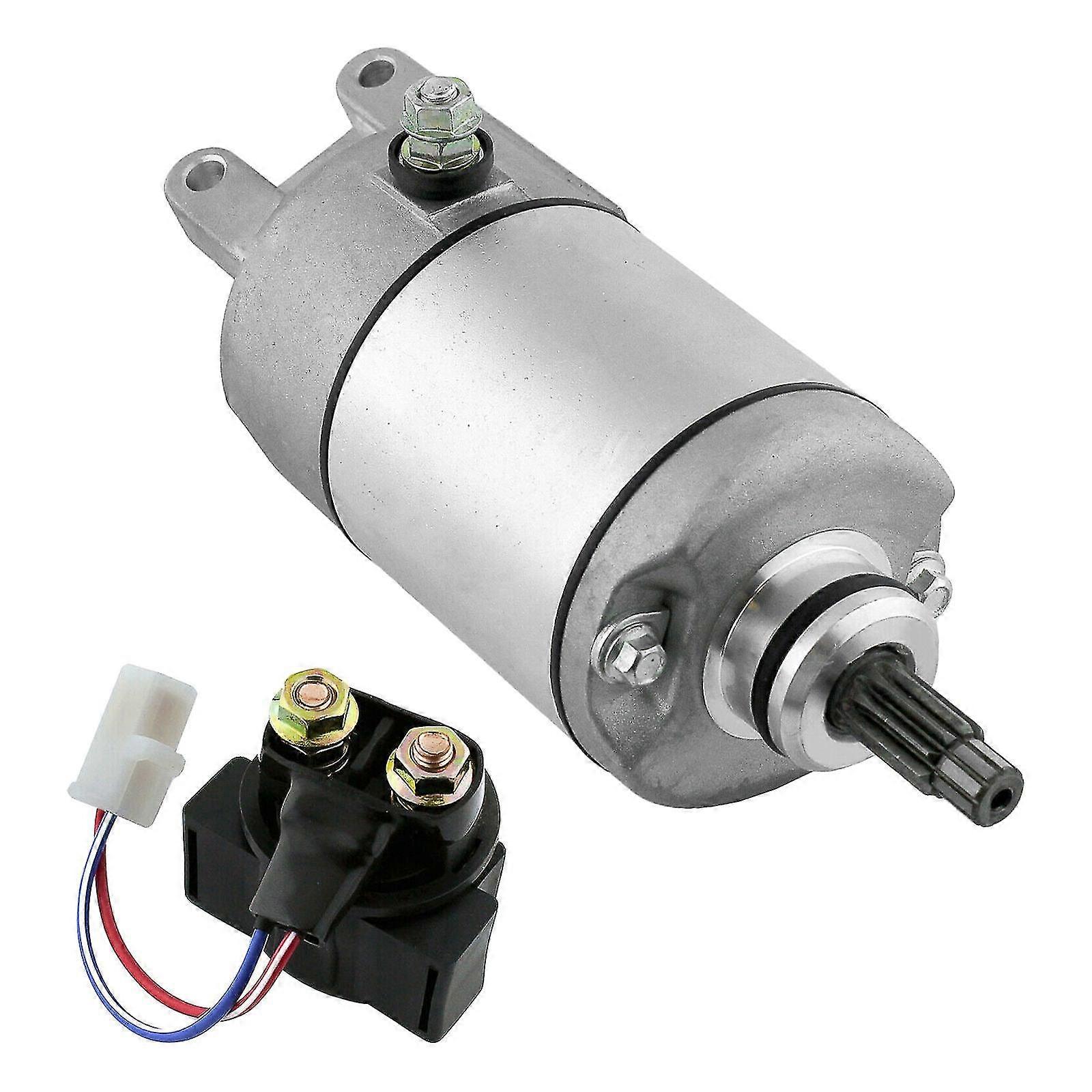 Starter automotive componentse assembly car replacement 12 volt parts with relay solenoid fit for honda fourtrax 300