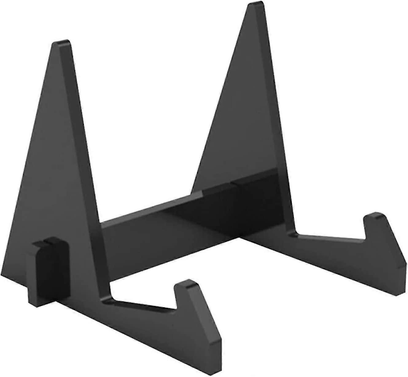 2024,Acrylic Display Rack Bookshelf Textbook Rack Record Rack Album Rack for Display Photo Frame Booklet, Black