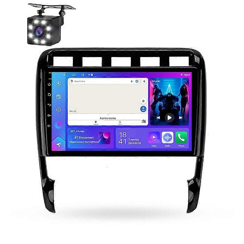 Android 14 Car Radio For Porsche Cayenne I 1 9PA 2002-2010 Auto Multimedia Player Stereo