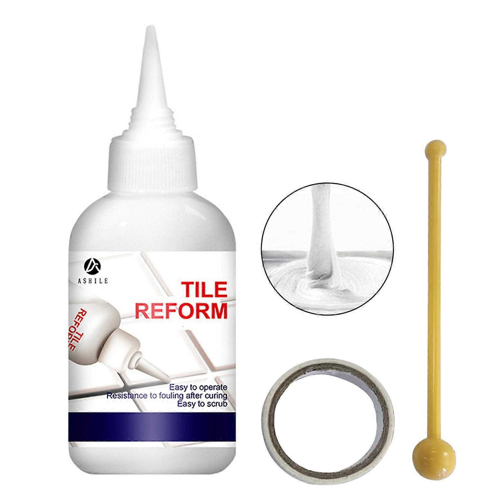 Tile Caulk with Seam Balls Masking Paper Stain Resistant Filling Tile Joint Tools for Home Bathrooms