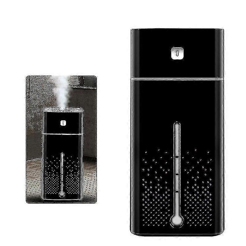 1000Ml Diffuser Aroma Essential Oil Led Night Light Mist Purifier Humidifier(Black)