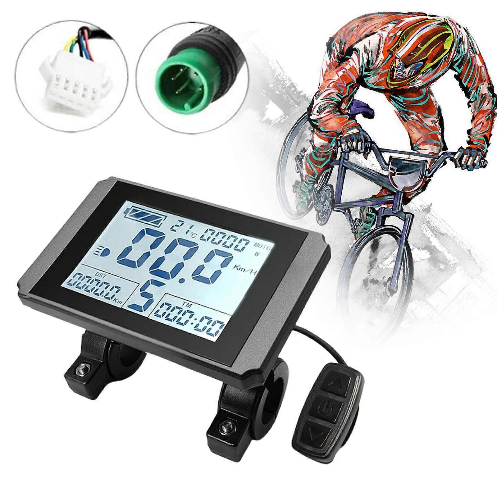 E-bike KT-LCD10H Display LCD Screen Panel for 24V/36V/48V Electric Bicycle 5NME NEW