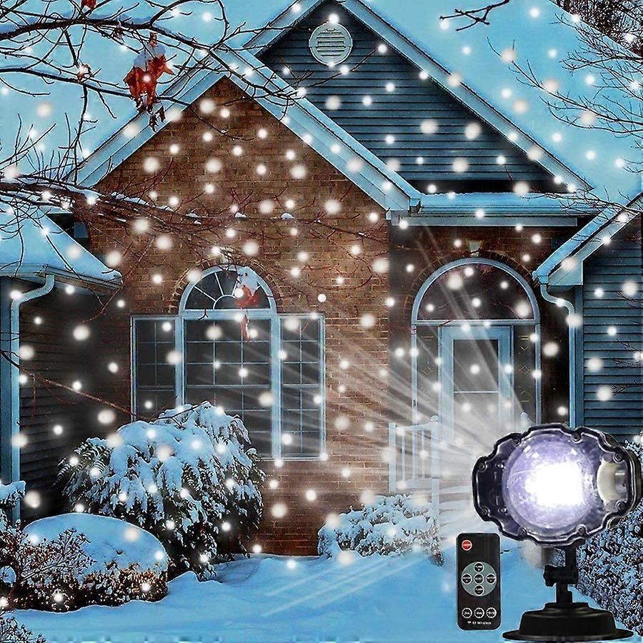 屋外クリスマス降雪レーザープロジェクターライト移動降雪ホリデープロジェクターランプは、ガーデンパティオのためのステージライトを導きました