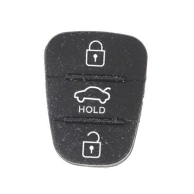 Hyundai Kia Silicone 3 Button Key Pad Shell Replacement Key Part jkw