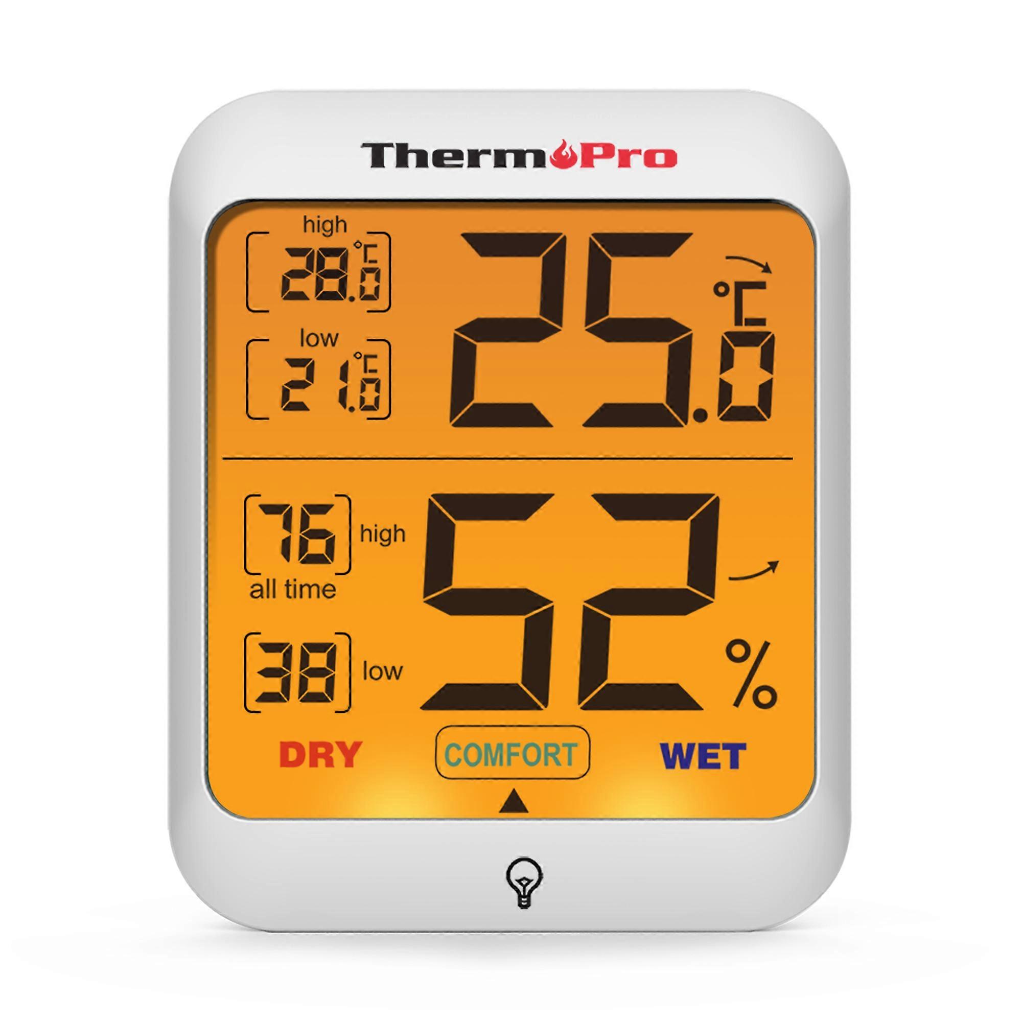 TP53 Digital Indoor Room Backlight Thermometer Hygrometer Temperature For Home