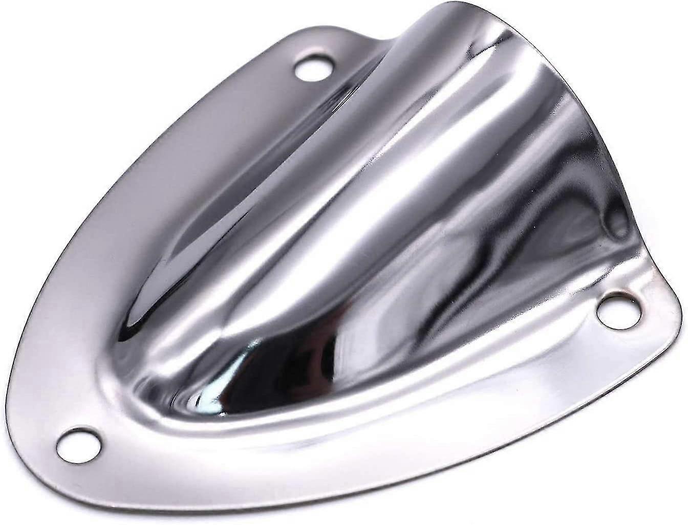 الفولاذ المقاوم للصدأ الصغيرة فليب مروحة كابل غطاء التهوية غطاء تنفيس 55 * 57mm البحرية تنفيس غطاء كابل هول غطاء مناسبة للاستخدام البحري (2PCS Silve