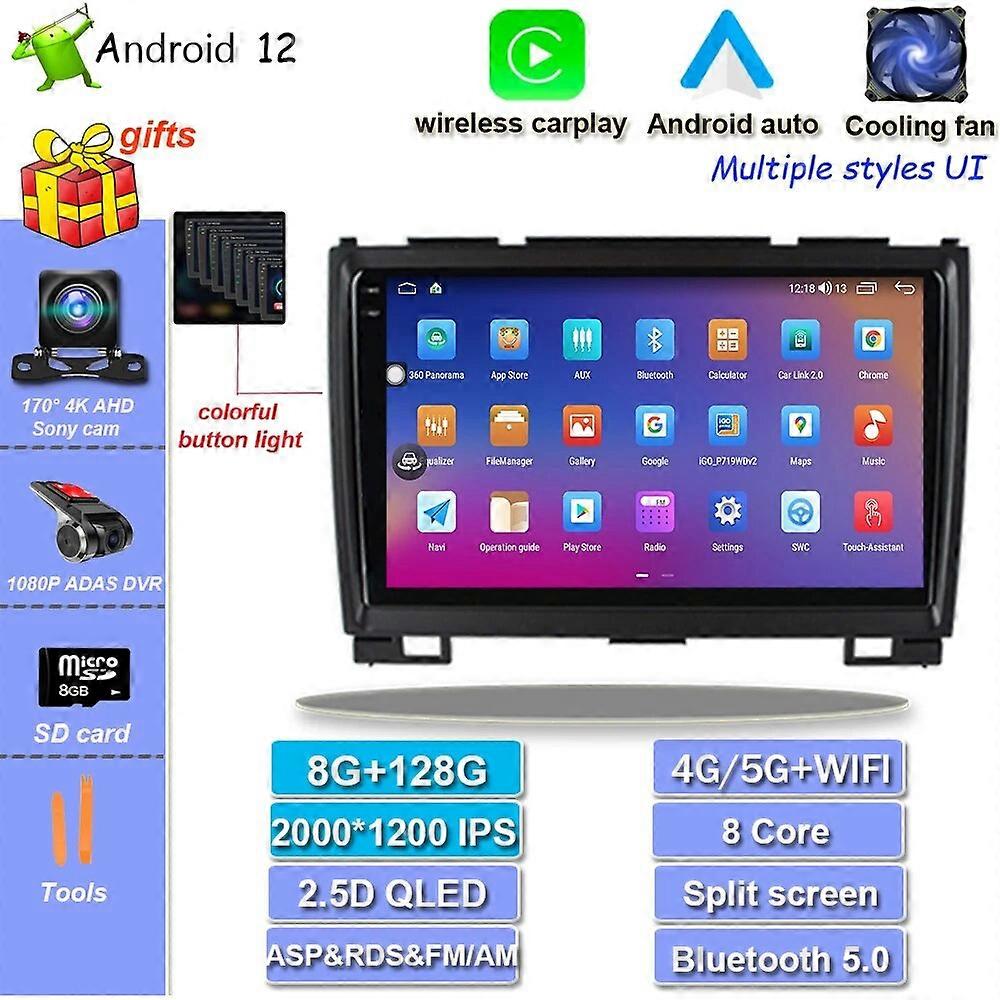 Redkid QLED IPS Car Radio Multimedia Video Player Navigation stereo GPS Android 12 For Haval Hover G