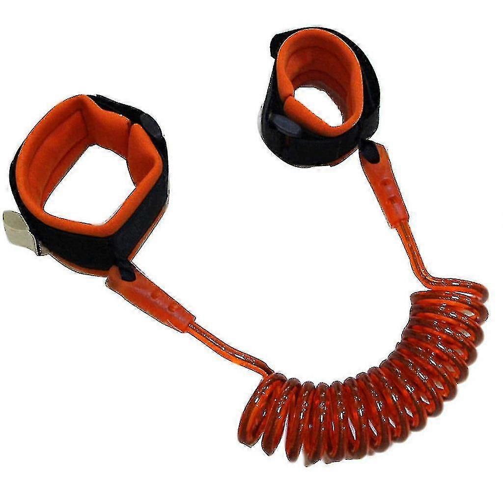 elastic Child Leash (attached To Wrist) 2m-orange