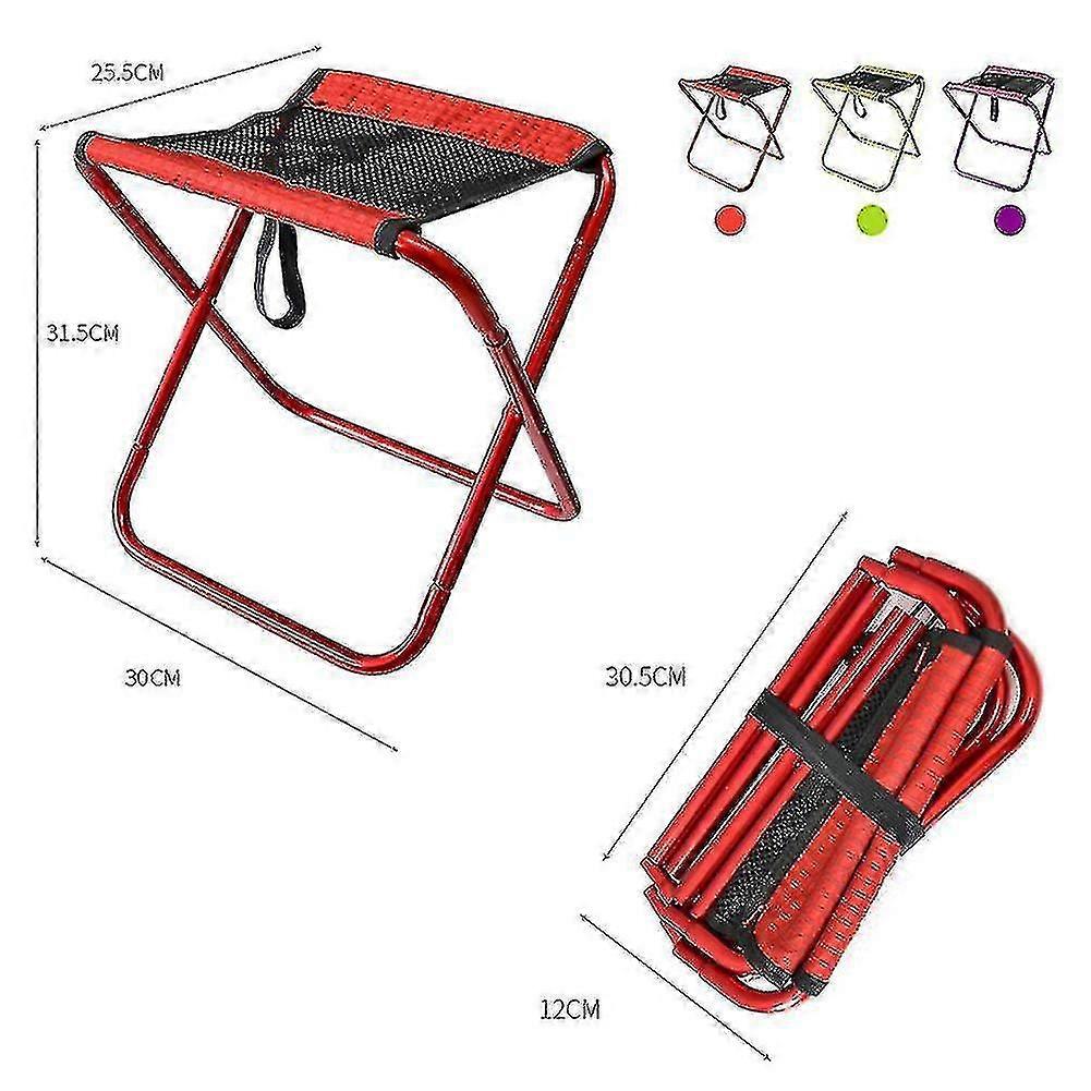 Outdoor Breathable Mesh Folding Stool