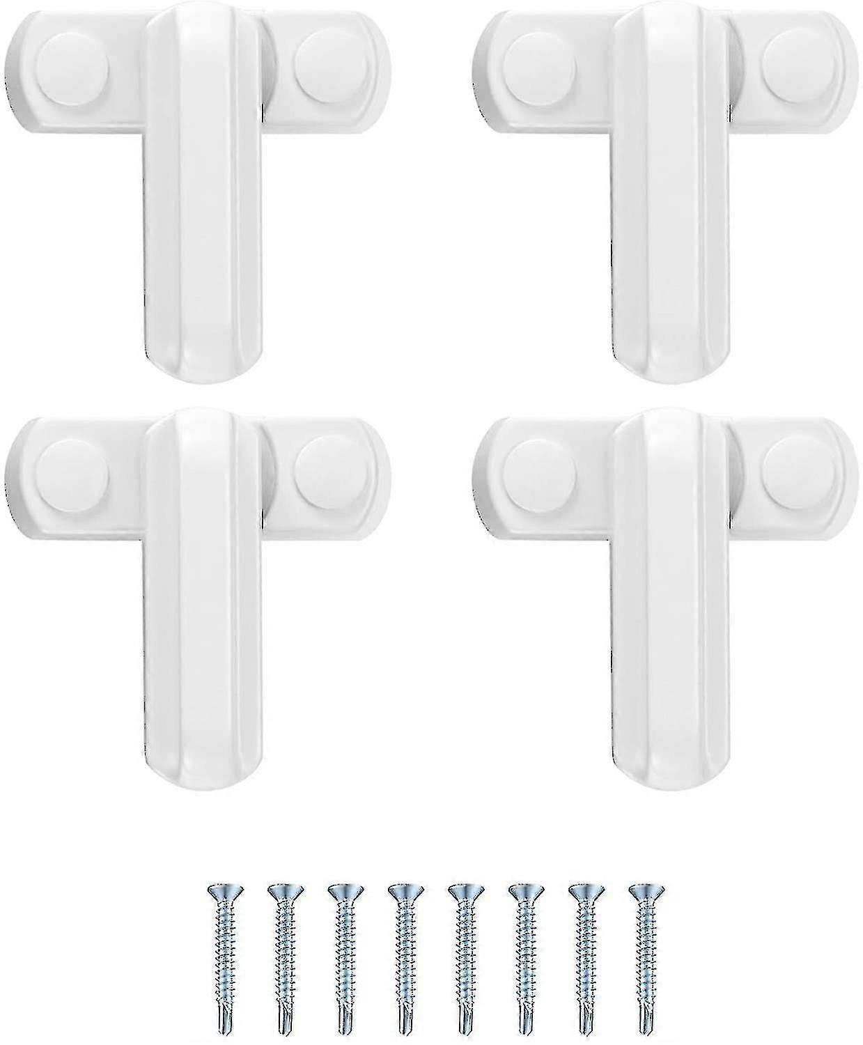 4 Pieces Window Jammer Locks, Window Blocker Jammer For Window Frames