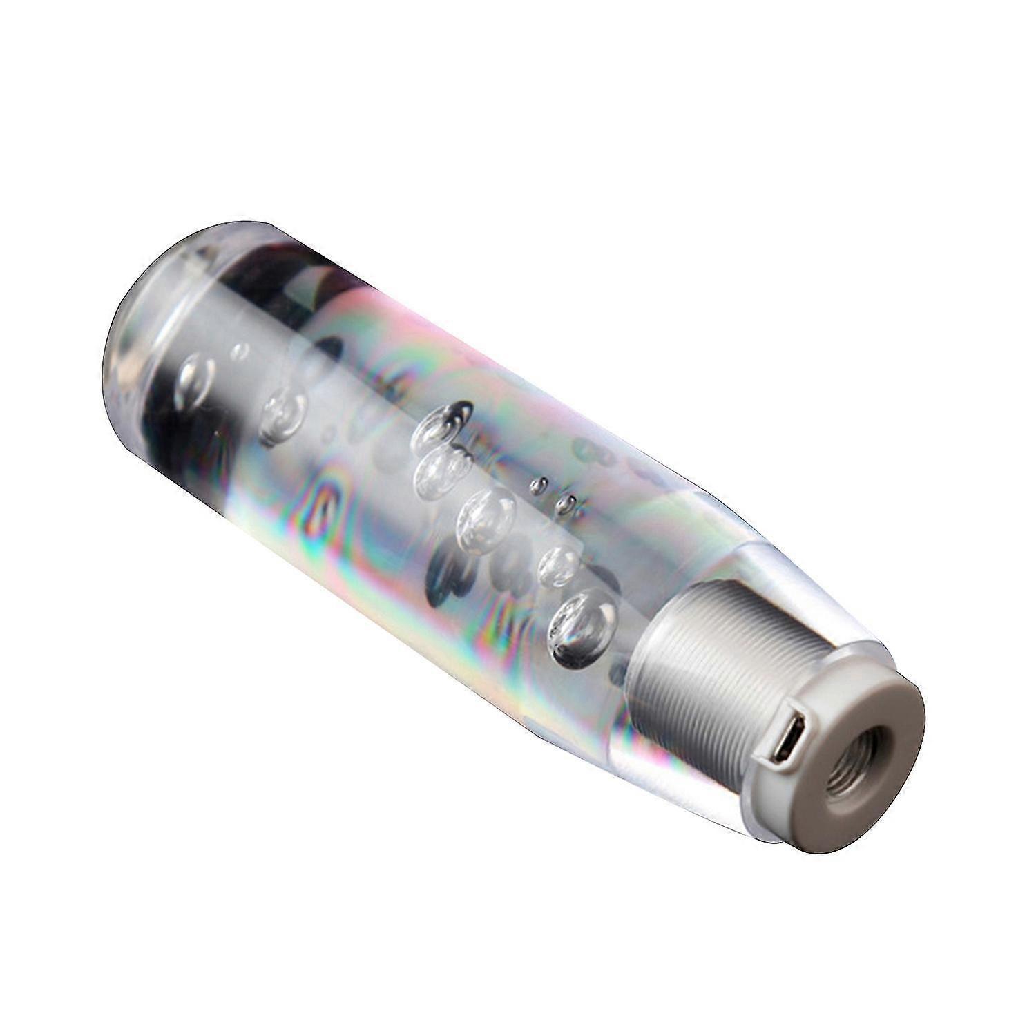 LED Light RGB Shift Knob Stick Crystal Transparent Bubble Gear Shifter10cm/15cm/20cm/25cm/30cmMulti
