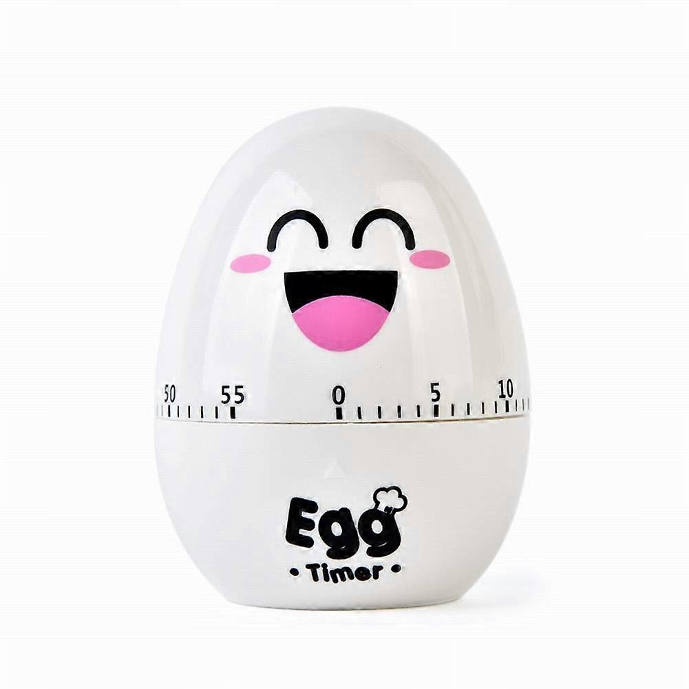 Cute Kitchen Egg Timer 60 Minutes Cartoon Shaped Mechanical Alarm Lovely Time Manager Used for Cooking, Baking