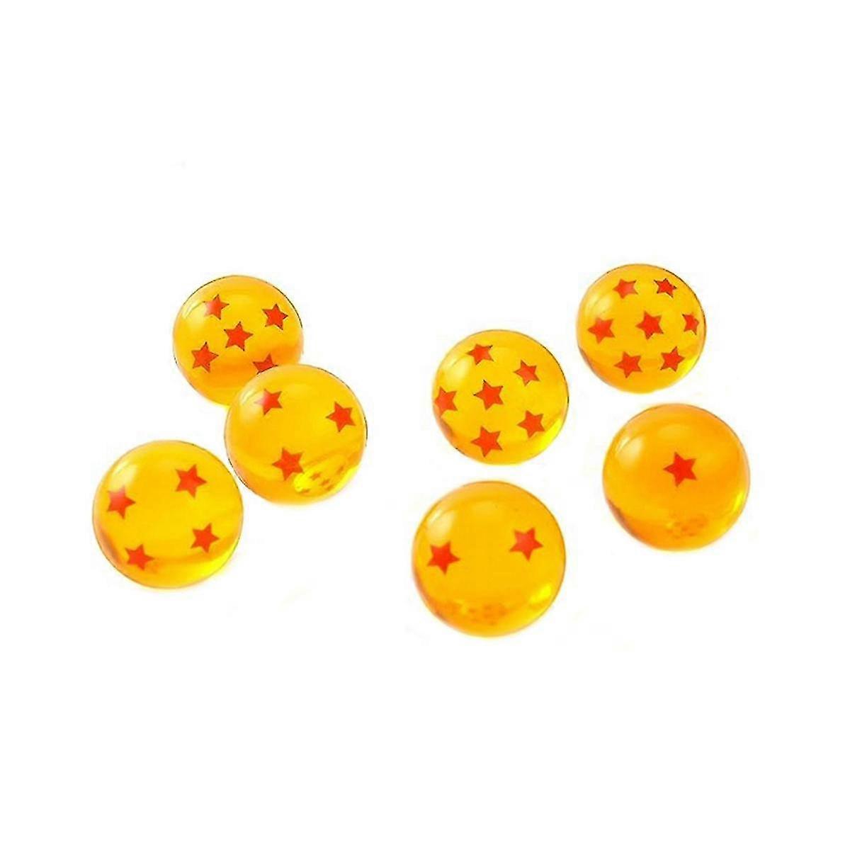 7PCS 27mm Dragon Bouncing Balls 3-Dimensional Star Bouncy Ball Game Crystal Resin Ball Gift Birthday Party Game Ball