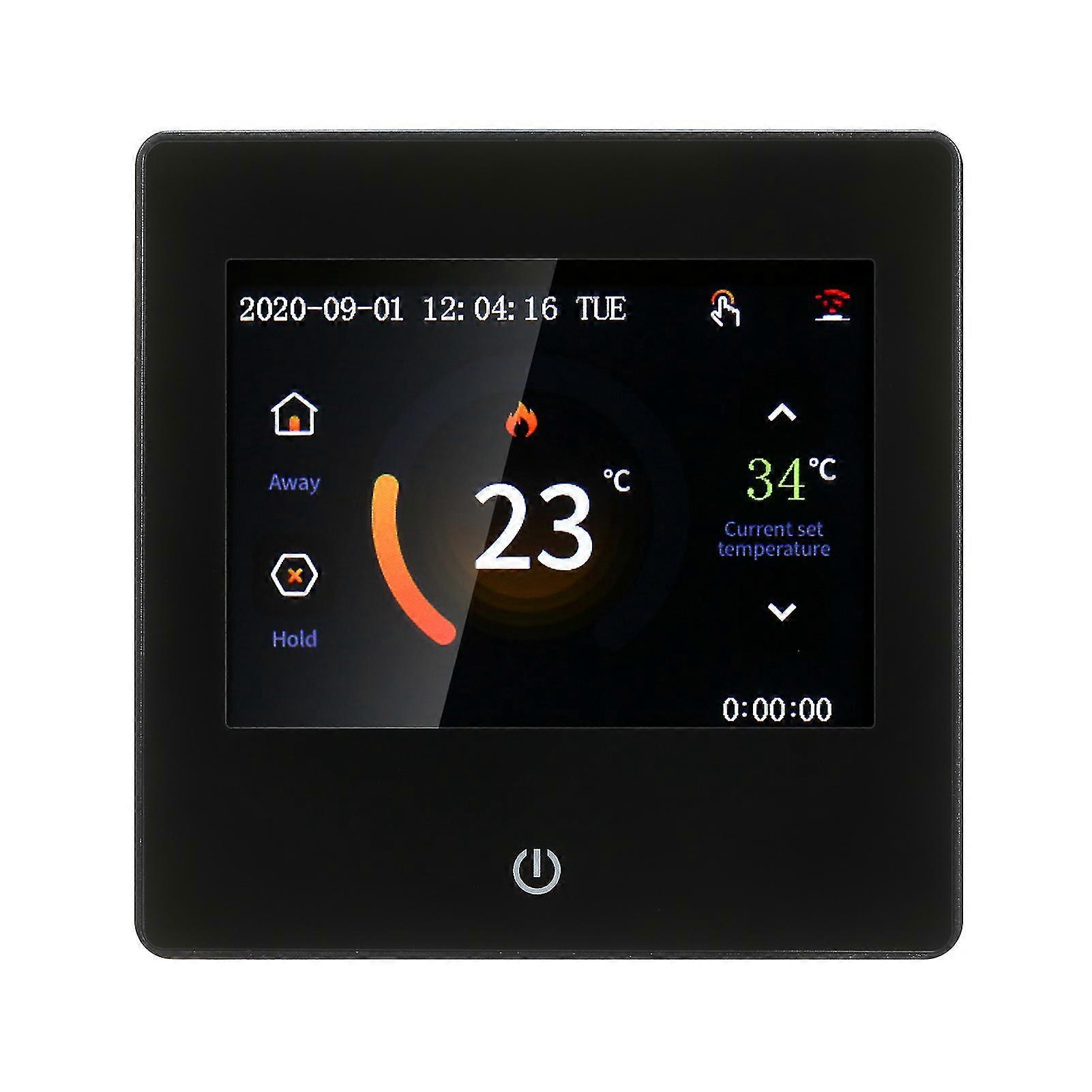 Smart Thermostat Lcd Touch-screen Weekly Programmable Thermostat With Wifi Electric Heating 16a Digital Temperature Controller For Home School Office