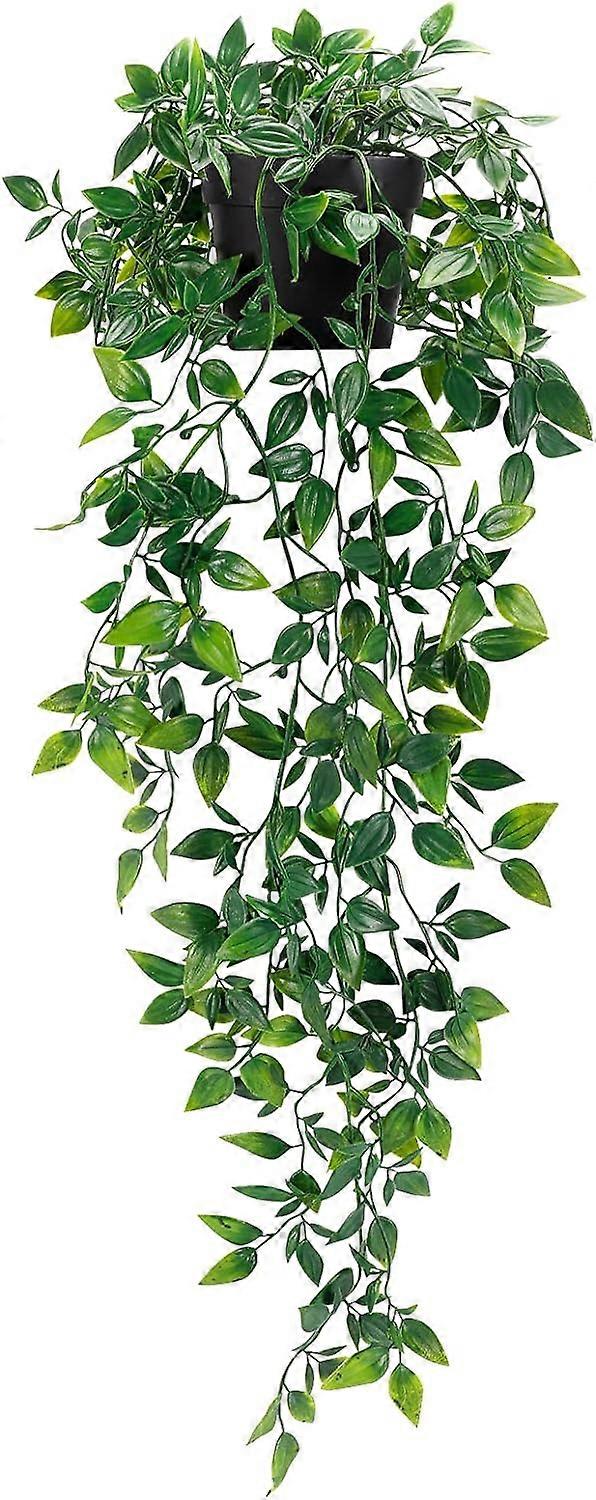Artificial suspended plants Small simulated potted plants are suitable for