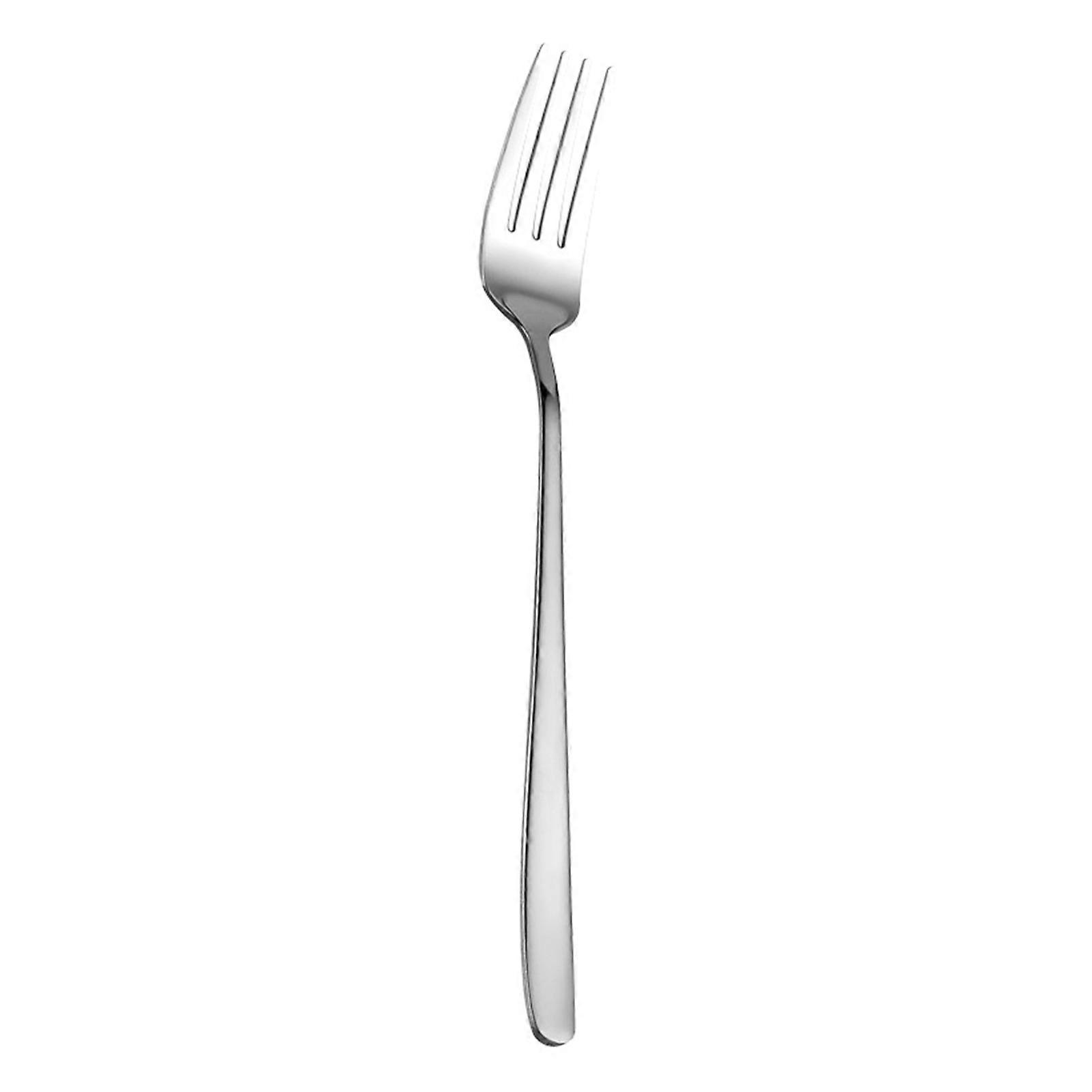 Spoon Fork Stainless Steel Korean Style Elegant Durable Easy to Clean Long Handle Smooth Surface Rust-resistant Spoon Fork
