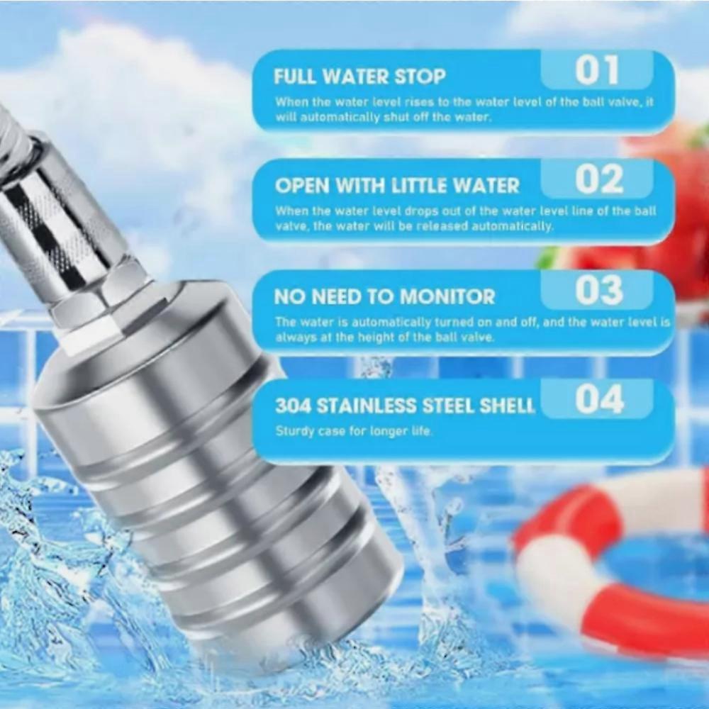 304 Stainless Steel Fully Automatic Water Level Control Float Valve, 1/2 to 3/4 Water Level Controller Float Valve for Water Tank, Pool, Tower, Distiller in Kenya | Float Valves