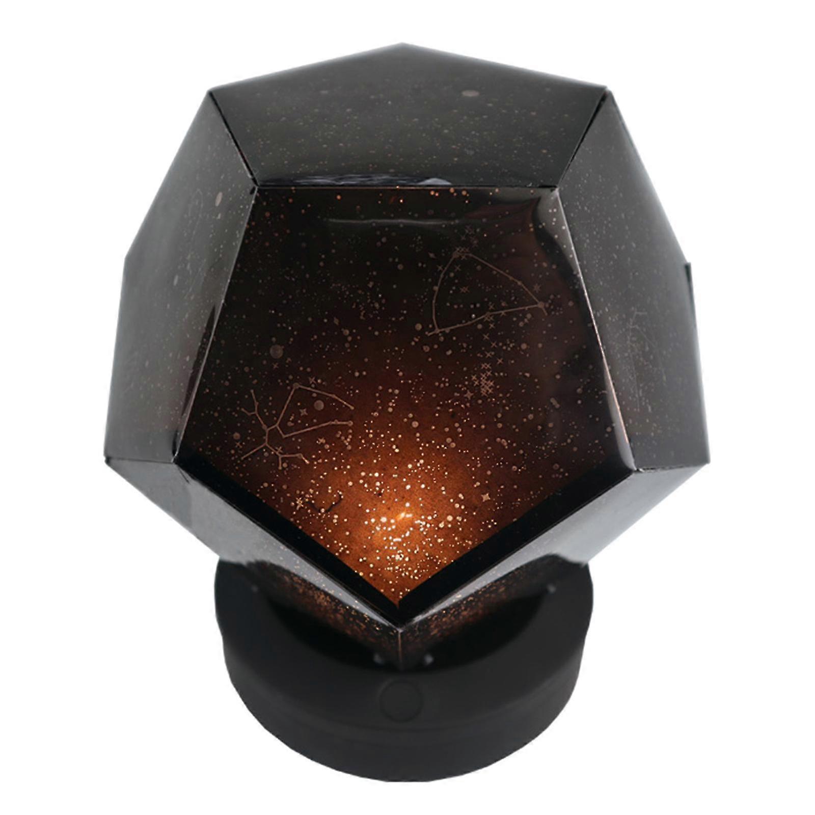 Led Night Light Rotating Projector Night Lamp Three Colors Remote Control