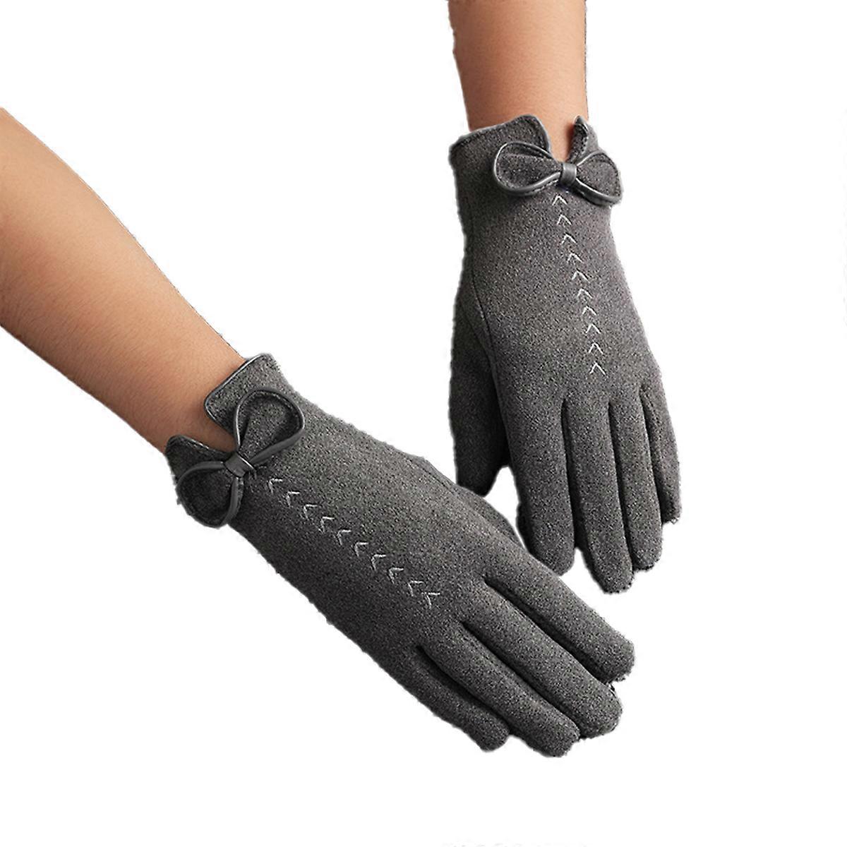Winter Touch Screen Texting Warm Gloves with Thermal Soft Lining for Women