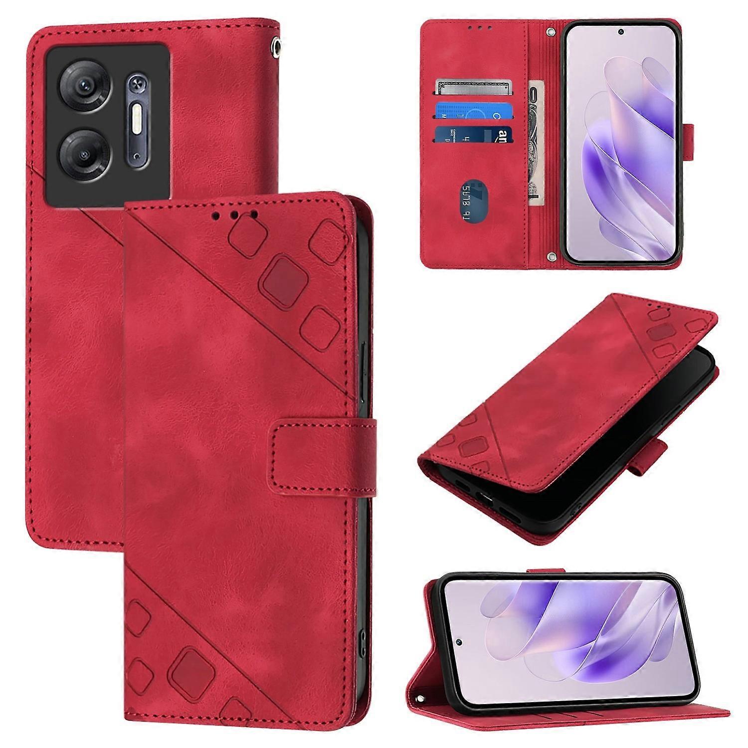 Embossed PU Case For Infinix Hot 30 5G