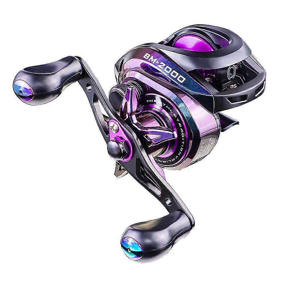 Fishing Reel 7.3:1 Dazzling Water Drop Reel Lua Reel 8kg Resistance Long-range Anti-exploding Line Strong Magnetic Fishing Reel