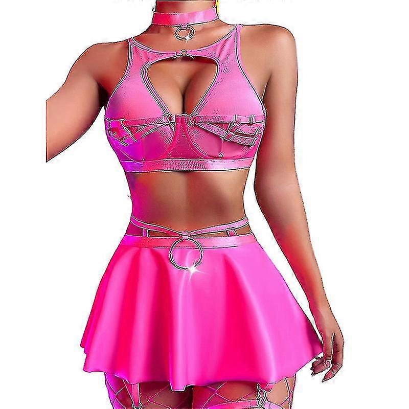 الملابس الداخلية للنساء قميص اللباس بيبي دول الرباط حمالة الصدر تنورة الملابس الداخلية مجموعة