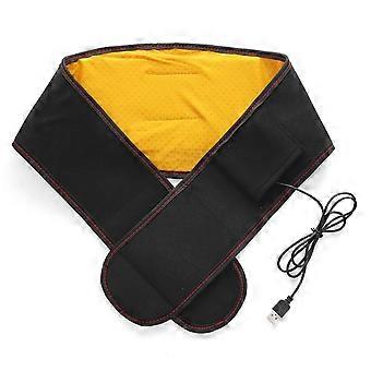 Ver infrarood USB Elektrische Verwarming Riem Tourmalin Warmtetherapie Taille Massage Band Rugpijn Ondersteuning Brace Thermische Pad Warmer