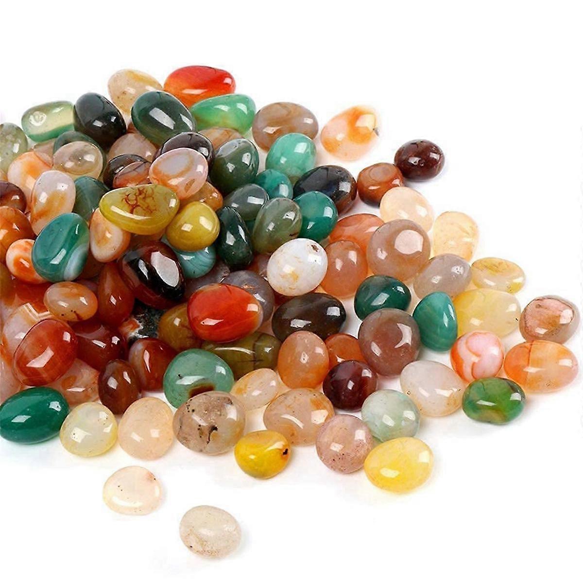 Natural Decorative Colorful for Landscape Decor Rocks DIY Handmade, Decoratisve Fish Tanks, Vase Fi