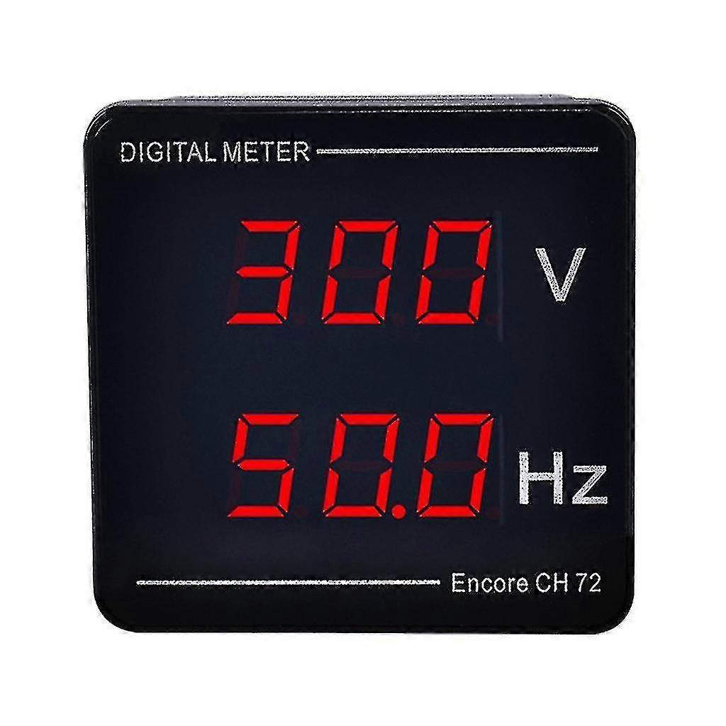 Voltage & Frequency Meter Digital Display 50-500v 10-99.9hz Quick Installation