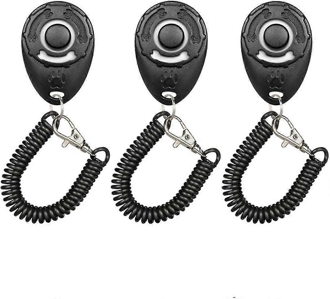 Dogs Clicker, [3 ] Clickers For Dog Training With Wrist Strap Clicker Training