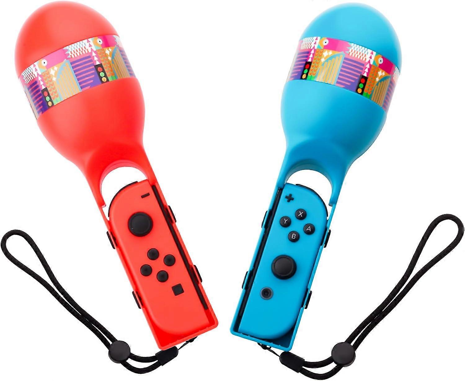 Joy-Con Grip for Samba de Amigo: Party Central, Sports Accessories Compatible with Switch/Switch OLED, Left and Right Controller for Nintendo Switch, 