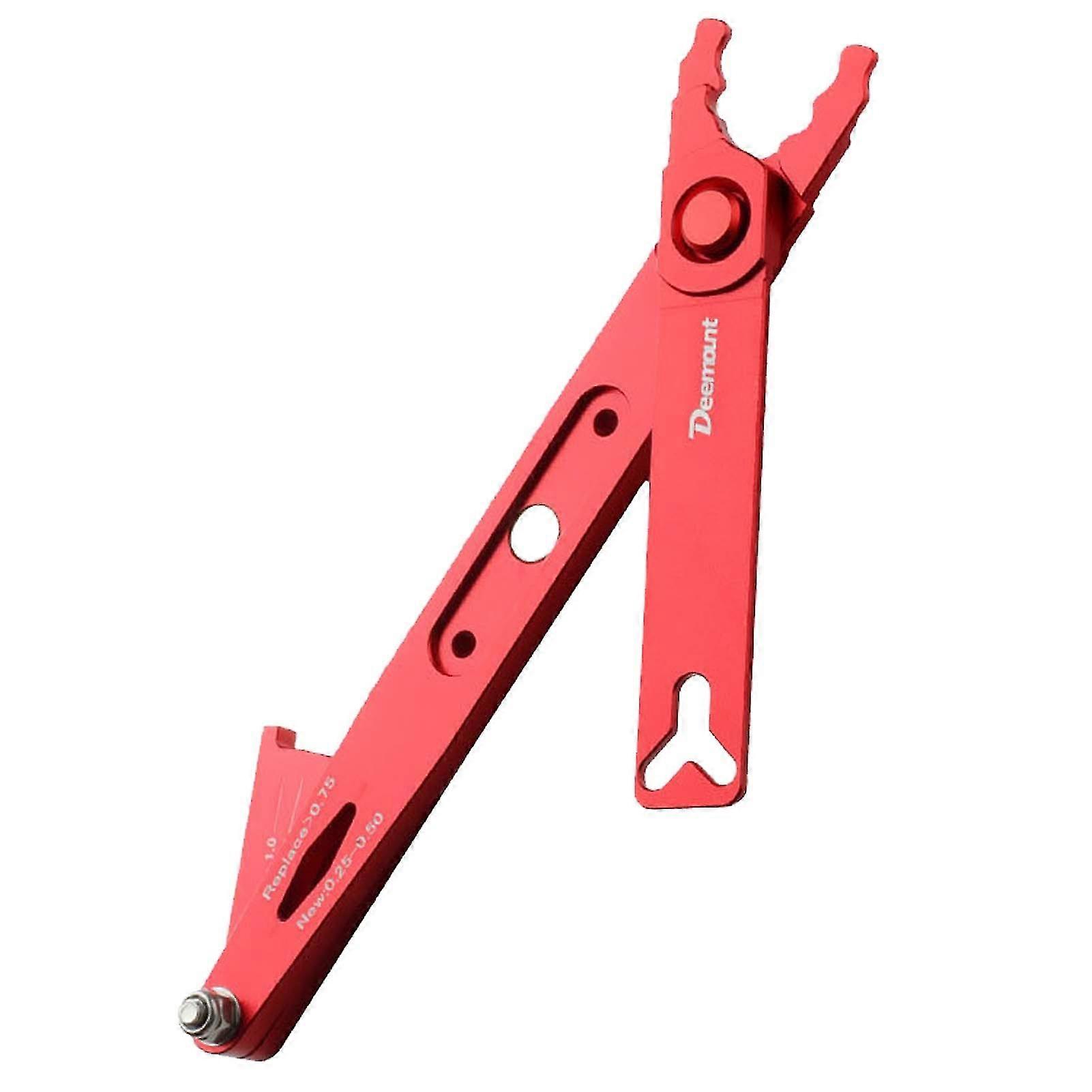 Bicycle Chain Measuring Ruler | Aluminum Alloy Bike Chain Checker | 2 In 1 Bicycle Chain Checker Tool With Buckle Plier, Bicycle